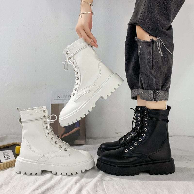 Casual Thick Soled Boots -