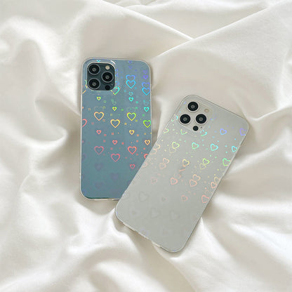 Laser Double-Sided Coated Silicone Phone Case -