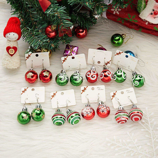 Holiday Ornament Drop Earrings -