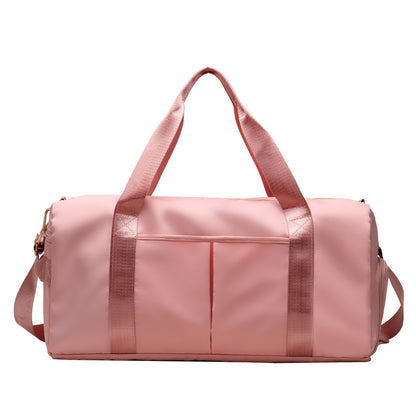Waterproof Duffel Gym Bag - Pink