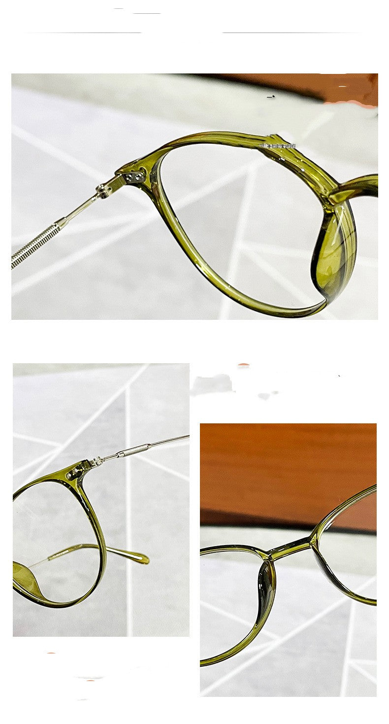 Round Thin Framed Glasses -