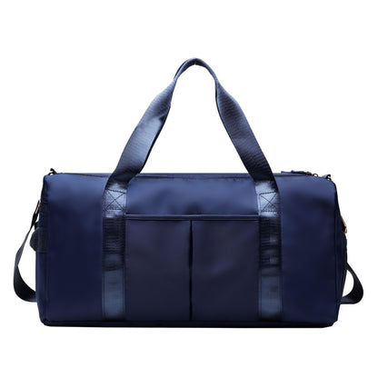 Waterproof Duffel Gym Bag - Dark blue L