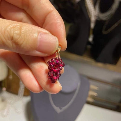 Purple Grape Vine Jewelry Charm -