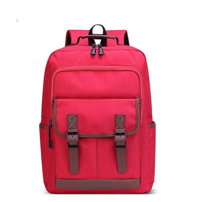 Travel Laptop Backpack - Red 15.6