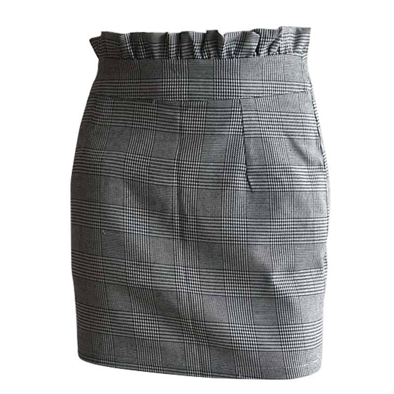 Women's Ruffled High Waist Skirt - Original