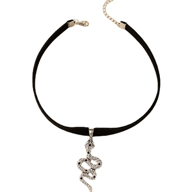 Cobra Snake Choker Necklace -