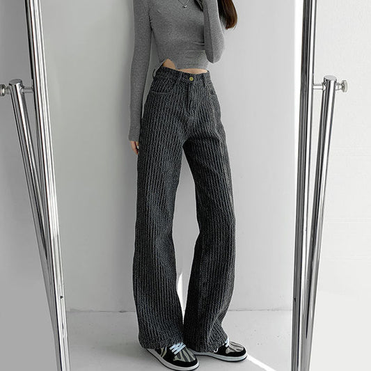 Women's Retro Niche Woven Jeans -