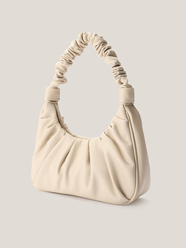 Underarm bag women's cloud pleat bag baguette one shoulder Messenger -