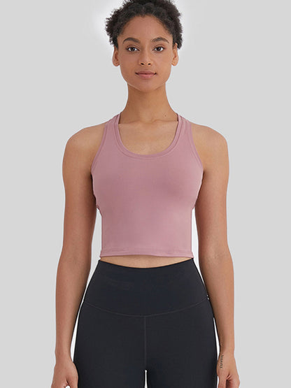 Cropped Sports Tank Top -